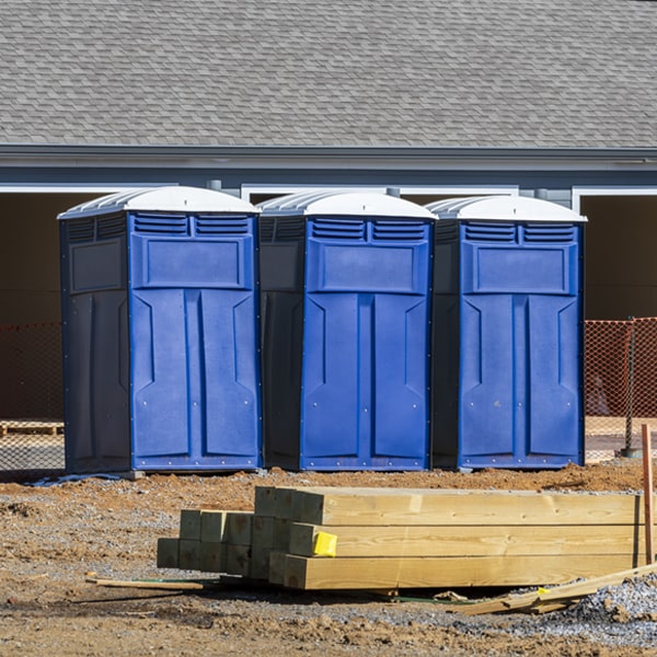 do you offer hand sanitizer dispensers inside the porta potties in Acton